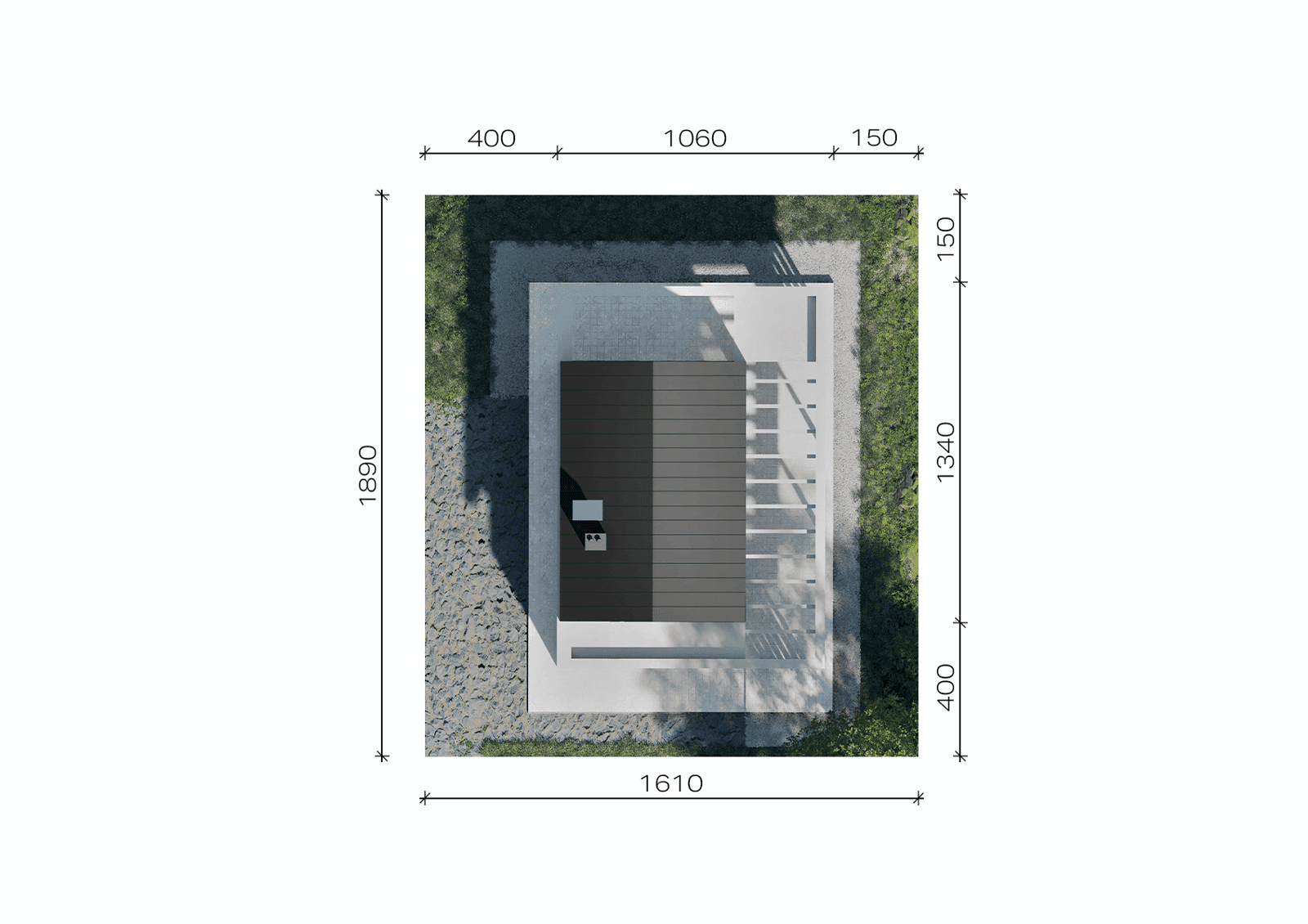 Usytuowanie projektu domu New House 756