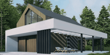 Wizualizacja domu jednorodzinnego New House 756