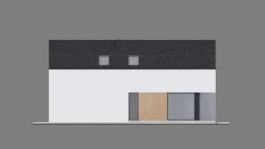 Elewacja boczna projektu domu New House 758 G1