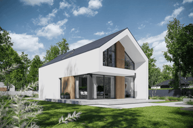 Wizualizacja domu jednorodzinnego New House 758 G1
