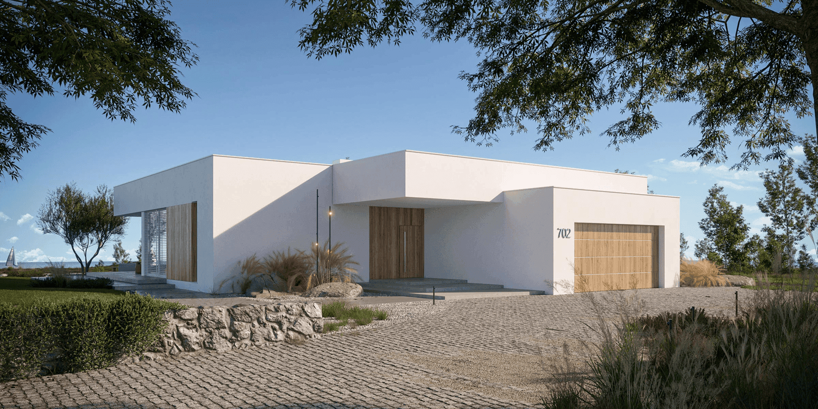 Wizualizacja domu jednorodzinnego New House 702