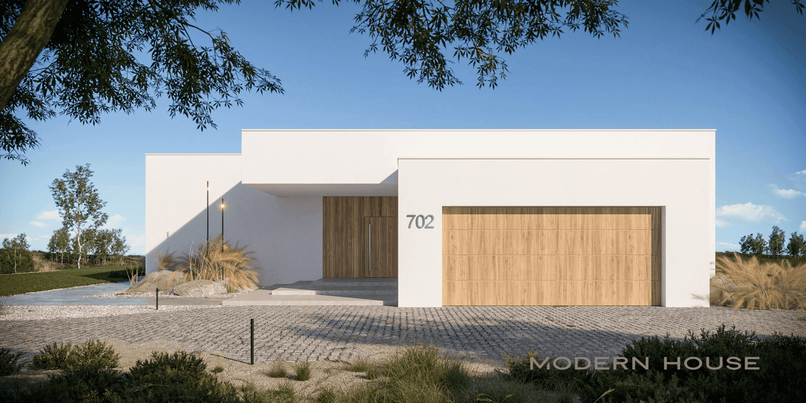 Wizualizacja domu jednorodzinnego New House 702