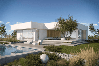 Wizualizacja domu jednorodzinnego New House 702