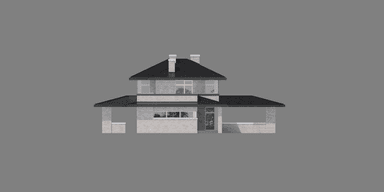 Elewacja boczna projektu domu New House 705