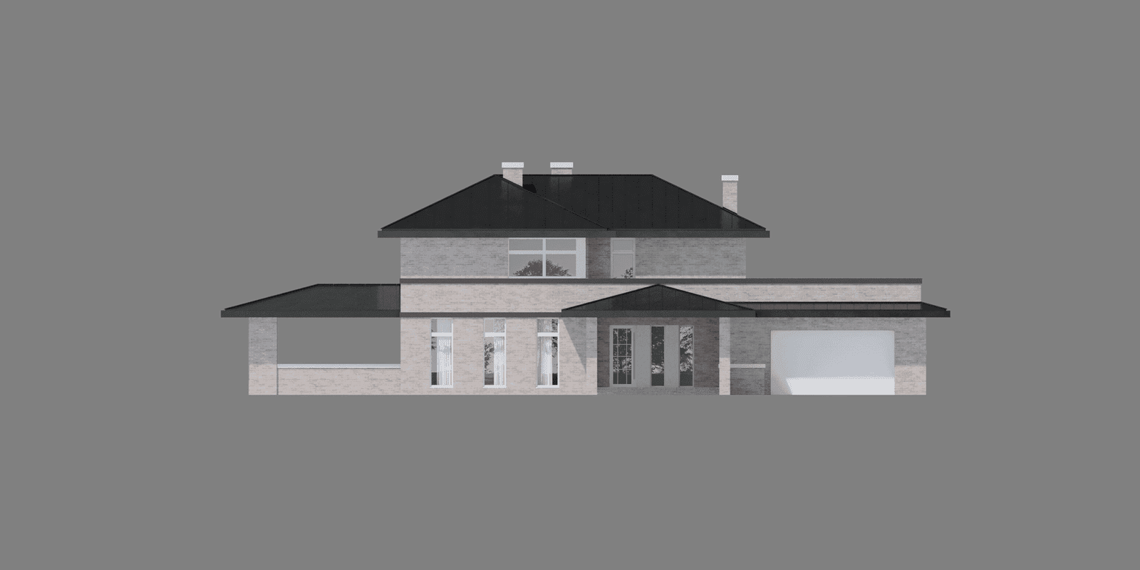 Elewacja frontowa projektu domu New House 705