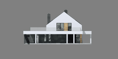 Elewacja boczna projektu domu New House 706