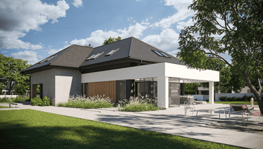 Wizualizacja domu jednorodzinnego New House 707