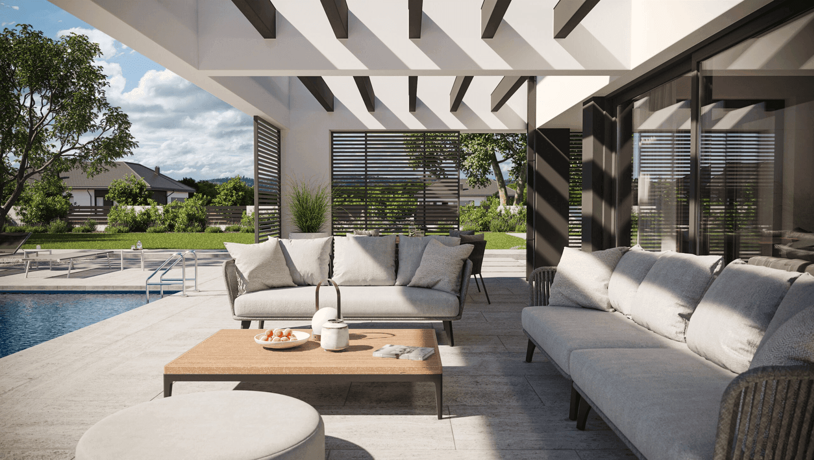 Wizualizacja domu jednorodzinnego New House 707