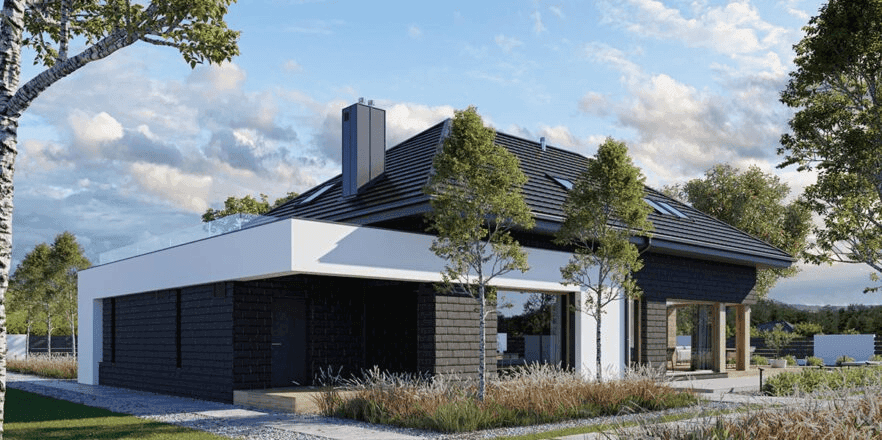 Wizualizacja domu jednorodzinnego New House 709