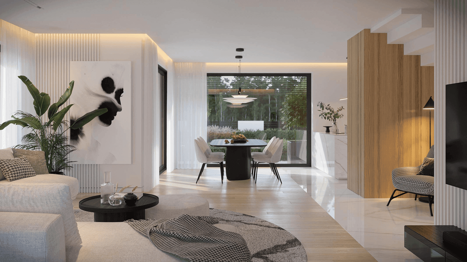 Wizualizacja domu jednorodzinnego New House 709