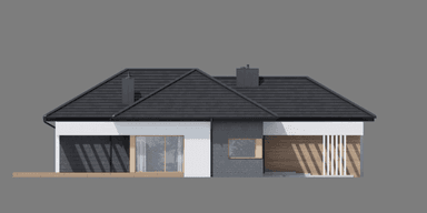 Elewacja boczna projektu domu New House 713