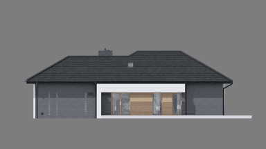 Elewacja boczna projektu domu New House 713
