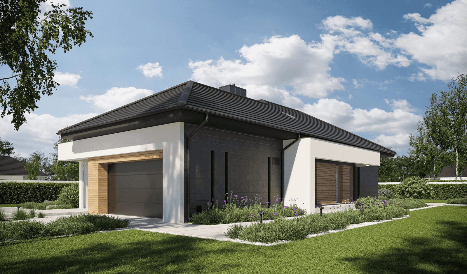 Wizualizacja domu jednorodzinnego New House 713