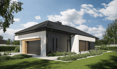 Wizualizacja domu jednorodzinnego New House 713