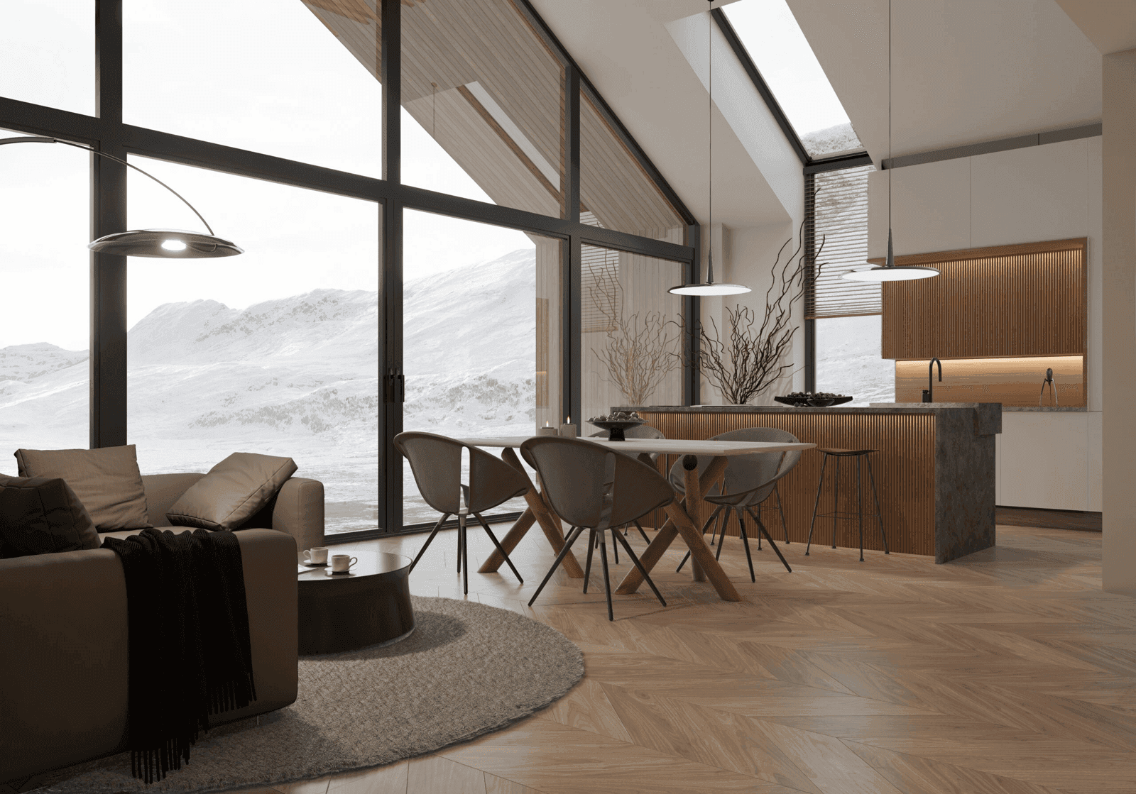 Wizualizacja domu jednorodzinnego New House 714