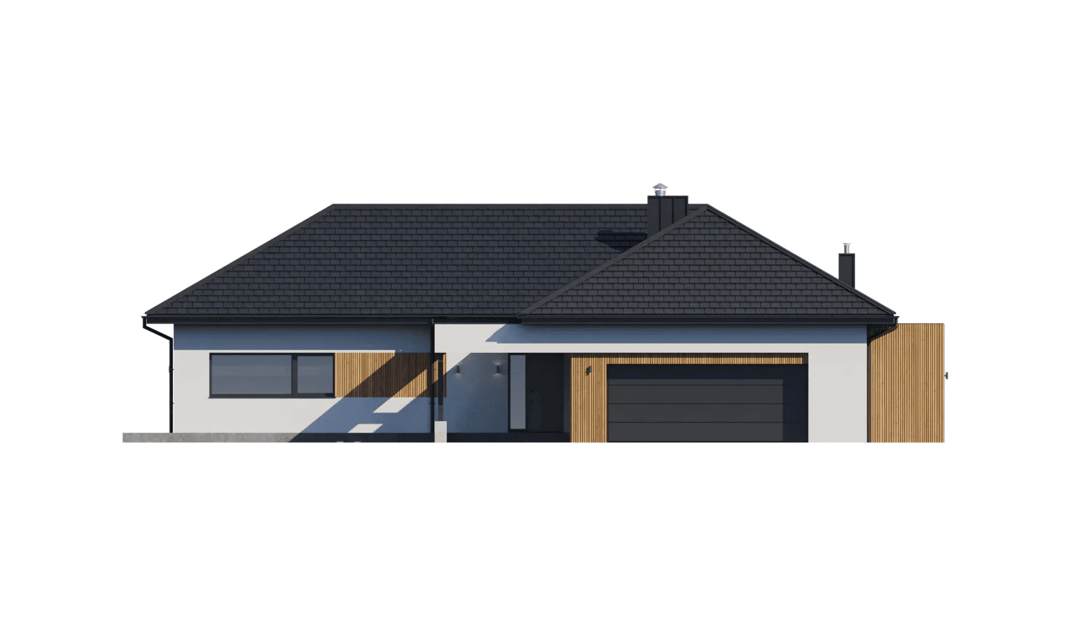 Elewacja frontowa projektu domu New House 717