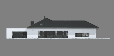 Elewacja boczna projektu domu New House 718