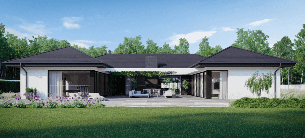 Wizualizacja domu jednorodzinnego New House 718