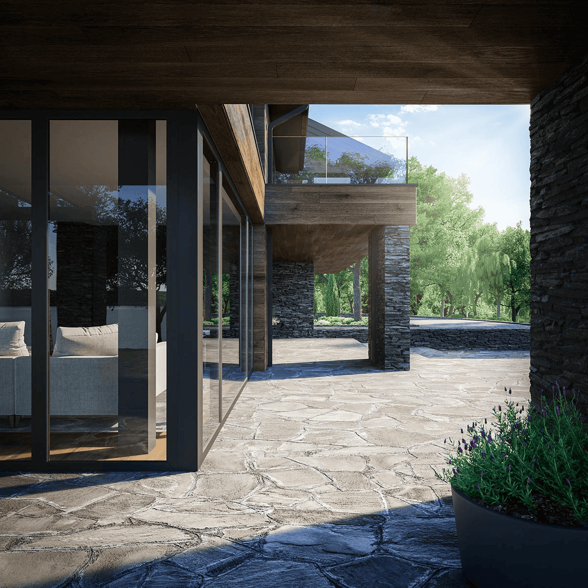 Wizualizacja domu jednorodzinnego New House 721