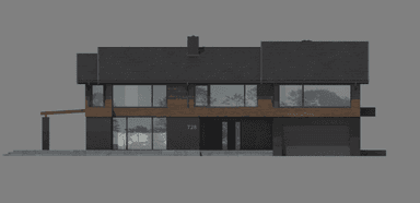 Elewacja frontowa projektu domu New House 728