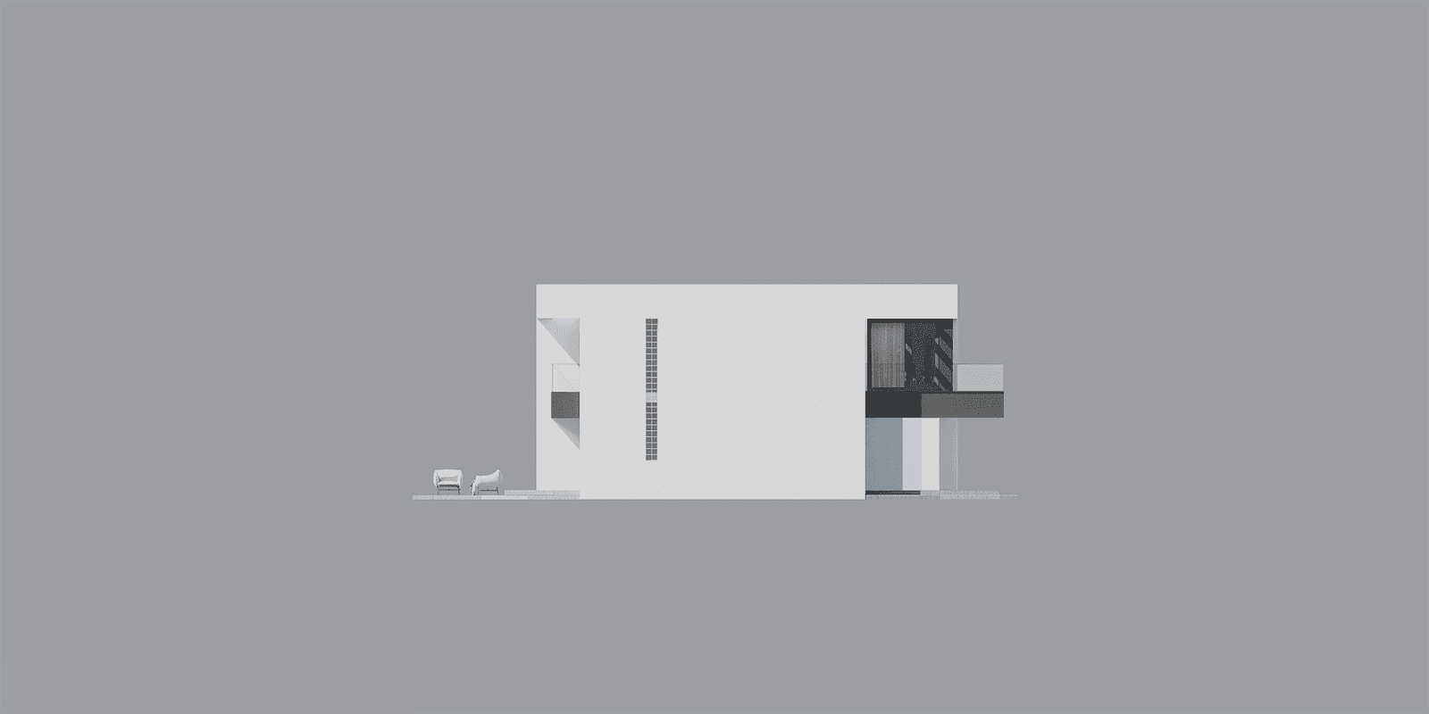 Elewacja boczna projektu domu New House 744