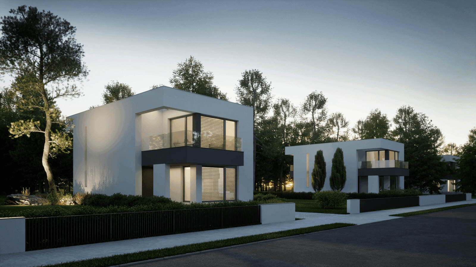 Wizualizacja domu jednorodzinnego New House 744