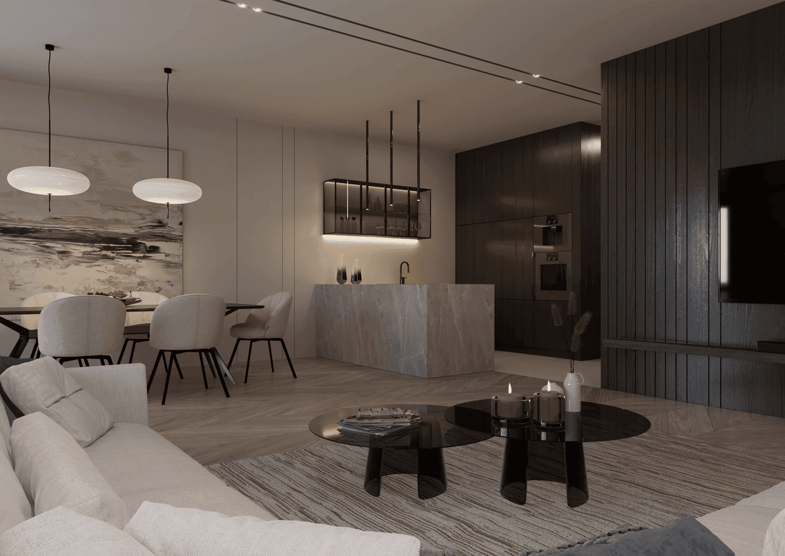 Wizualizacja domu jednorodzinnego New House 744 B