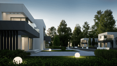Wizualizacja domu jednorodzinnego New House 744 B G1