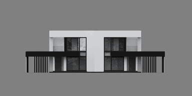 Elewacja frontowa domu New House 744 B w1