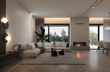 Wizualizacja domu jednorodzinnego New House 744 B w1