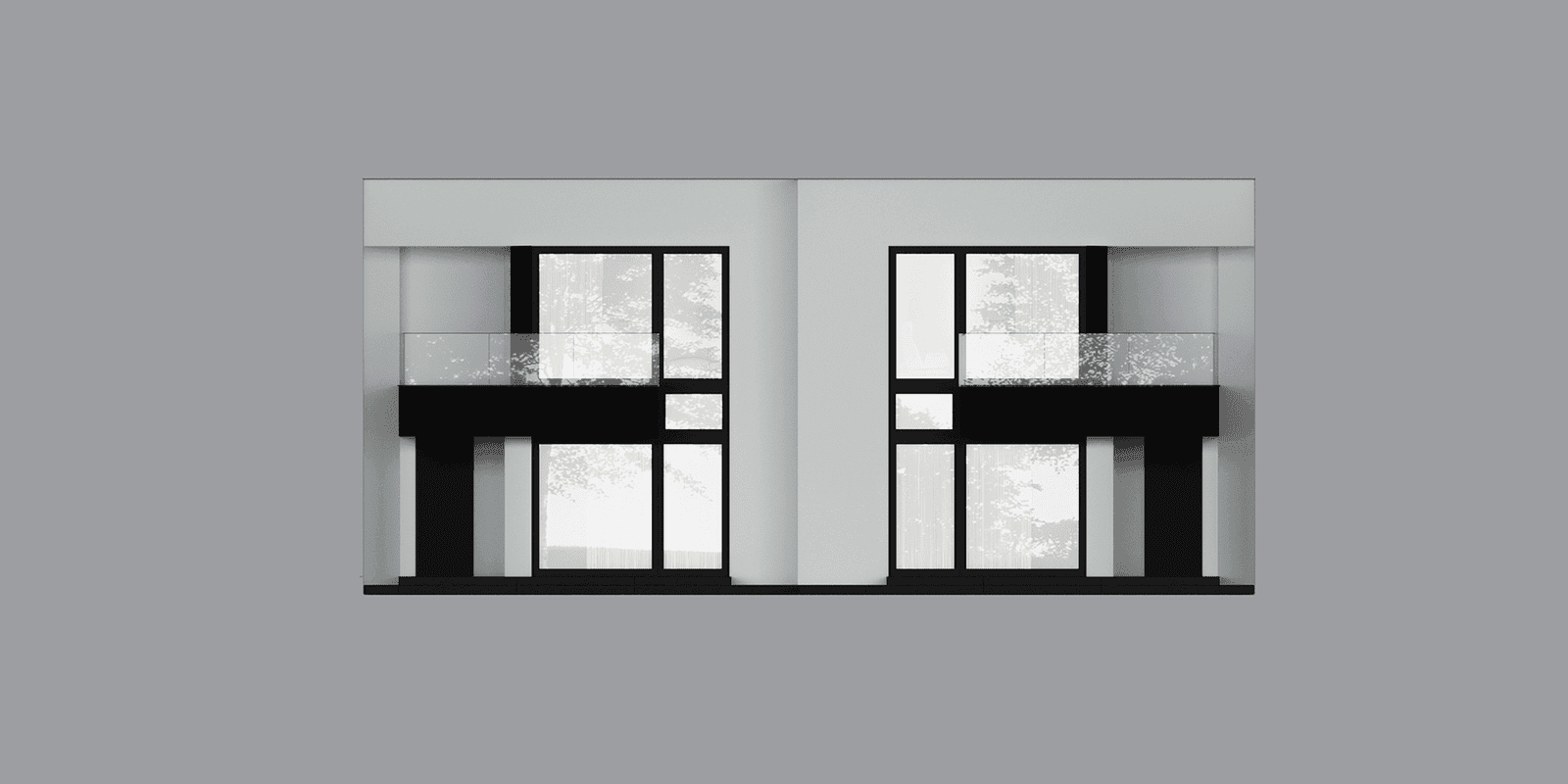 Elewacja frontowa projektu domu New House 744 D