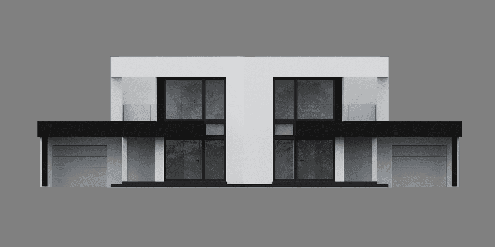 Elewacja frontowa domu New House 744 D G1