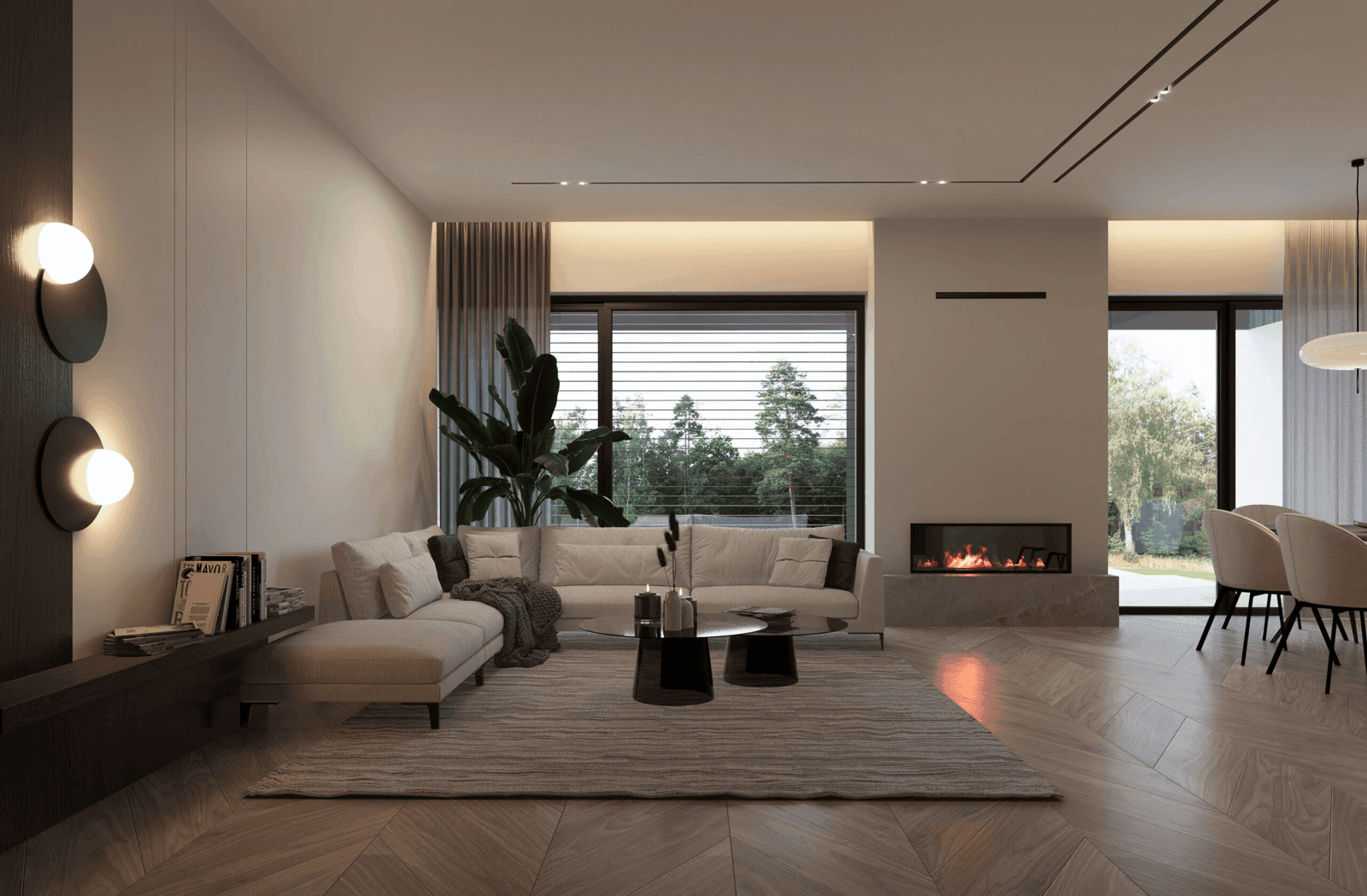 Wizualizacja domu jednorodzinnego New House 744 D G1