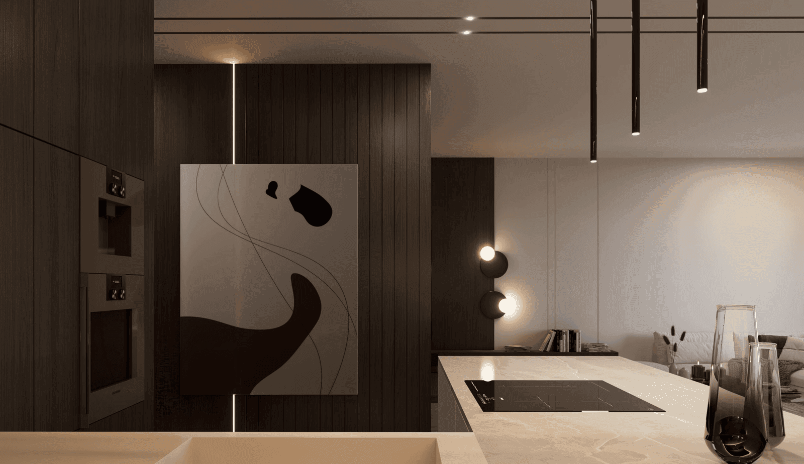 Wizualizacja domu jednorodzinnego New House 744 D G1