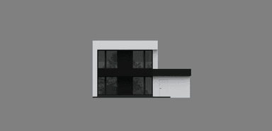 Elewacja tylna projektu domu New House 744 G1