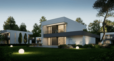 Wizualizacja domu jednorodzinnego New House 744 G1