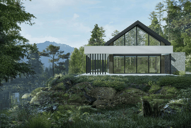 Wizualizacja domu jednorodzinnego New House 752 G1