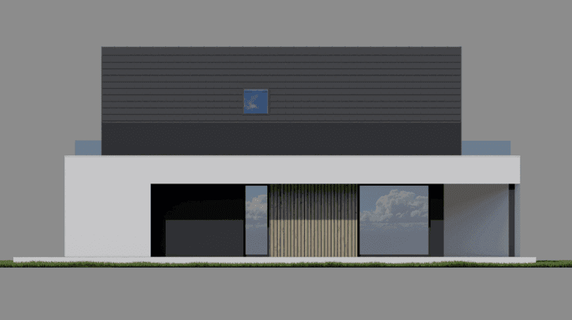 Elewacja boczna projektu domu New House 753