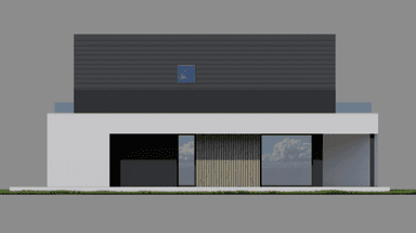 Elewacja boczna projektu domu New House 753