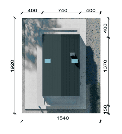 Usytuowanie projektu domu New House 753