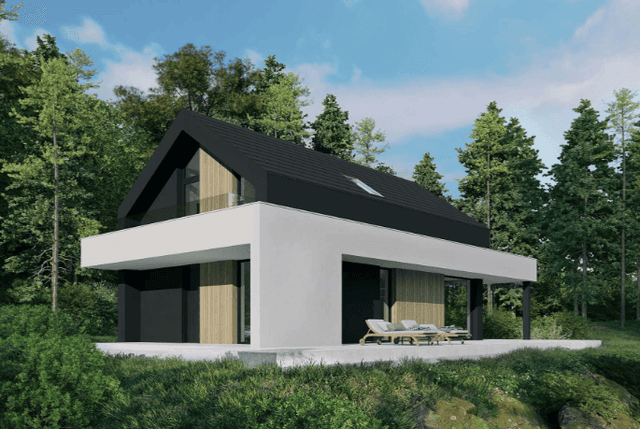 Projekt domu jednorodzinnego New House 753