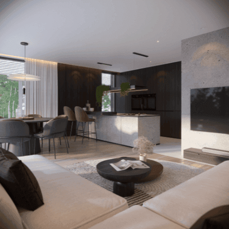 Wizualizacja domu jednorodzinnego New House 753