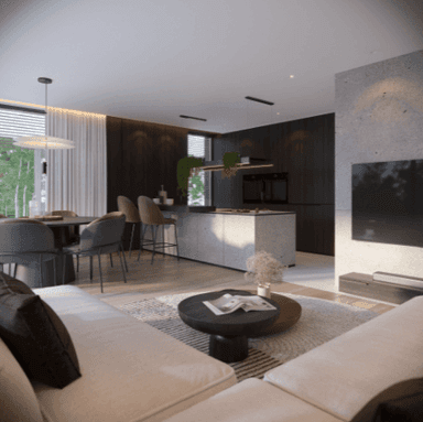 Wizualizacja domu jednorodzinnego New House 753