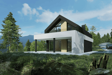 Wizualizacja domu jednorodzinnego New House 753