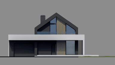 Elewacja frontowa domu New House 753 G1