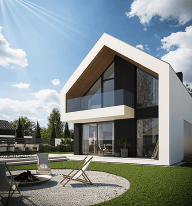 Wizualizacja domu jednorodzinnego New House 754