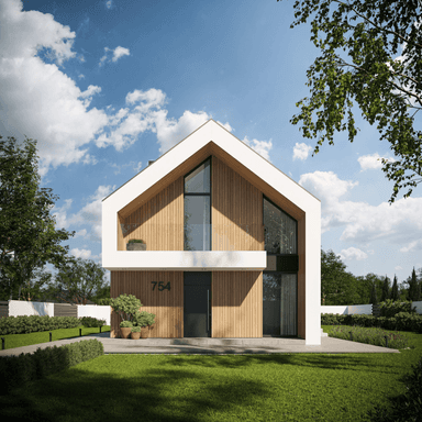 Wizualizacja domu jednorodzinnego New House 754