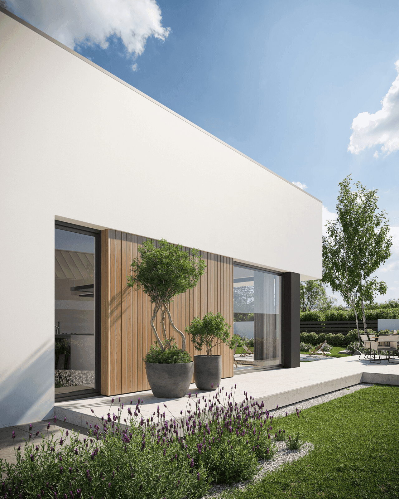 Wizualizacja domu jednorodzinnego New House 754