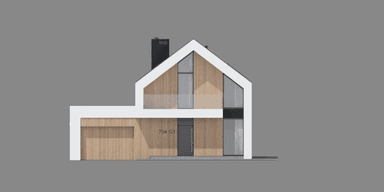 Elewacja frontowa projektu domu New House 754 G1