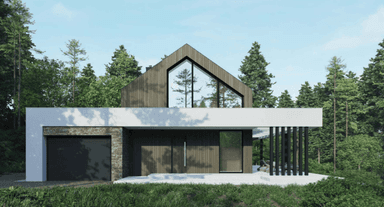 Wizualizacja domu jednorodzinnego New House 756 G1